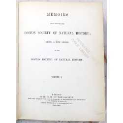 Memoirs read before the Boston society of natural history